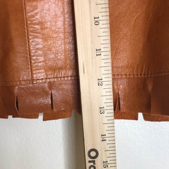 Tribo Carioca brown mini skirt with belt size 26 - Picture 6 of 12